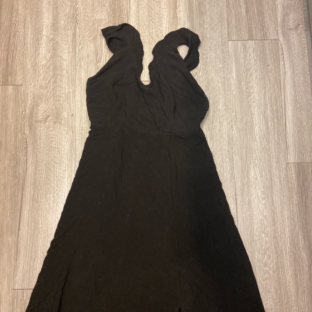 Miss Lola black midaxi dress